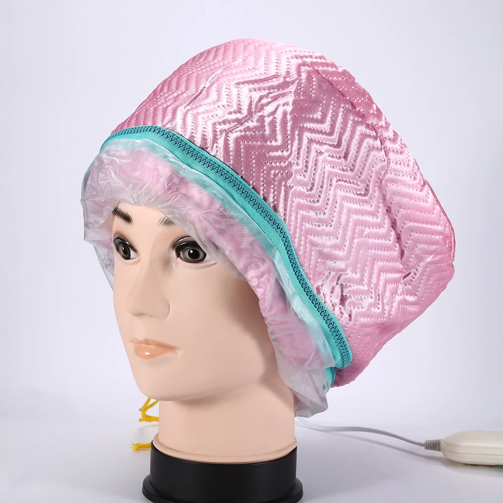 1 шт. Регулируемая нагревательная шапочка для волос пароварка питательная