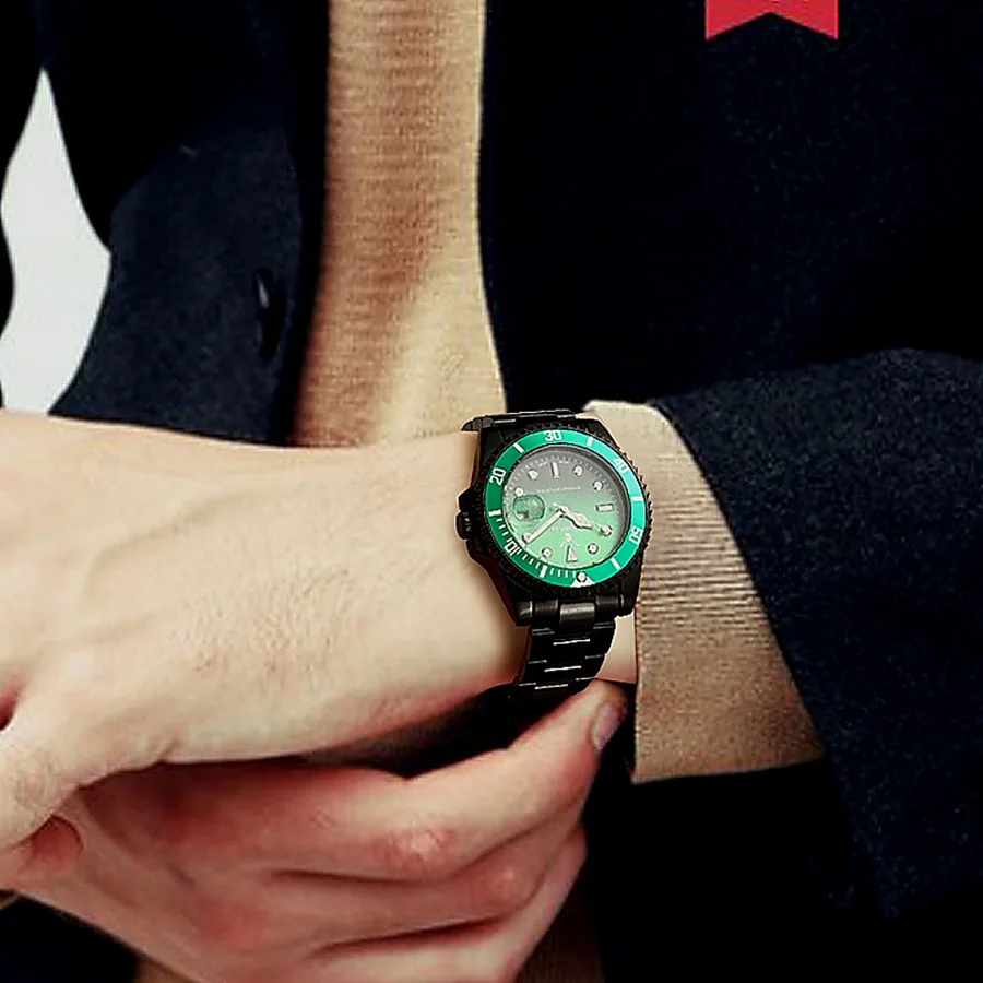 2019 высокое качество Элитный бренд 10 Цвета Для мужчин часы Водонепроницаемый