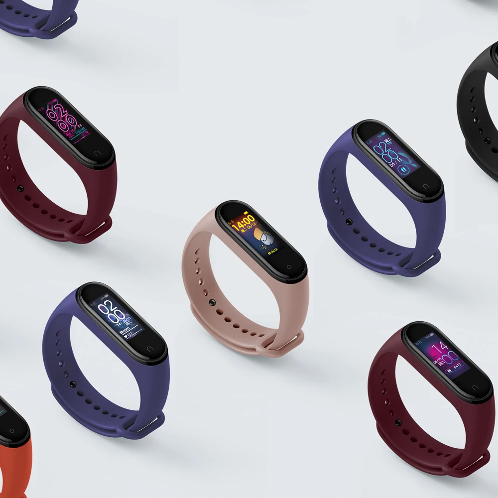 Фитнес-браслет Xiaomi Mi Band 4 Bluetooth 5 0 цветной сенсорный экран AMOLED музыка AI пульсометр |