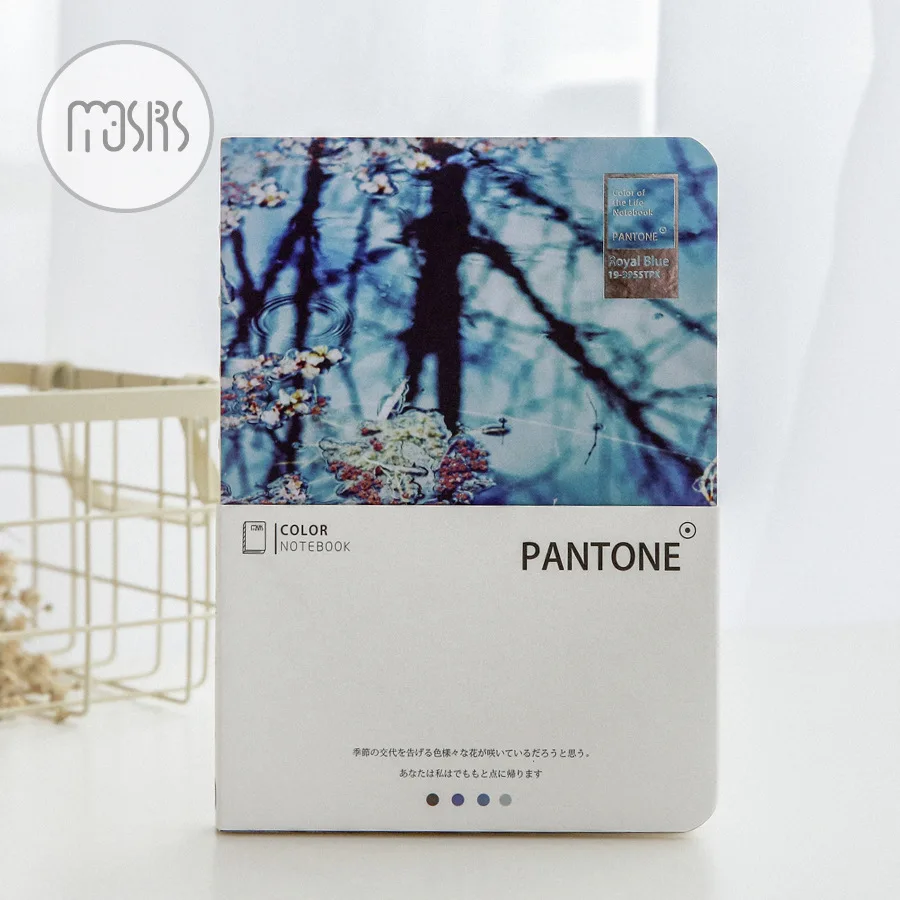 Четырехсезонный цветочный ноутбук PANTONE японский милый цветной с 4 внутренними