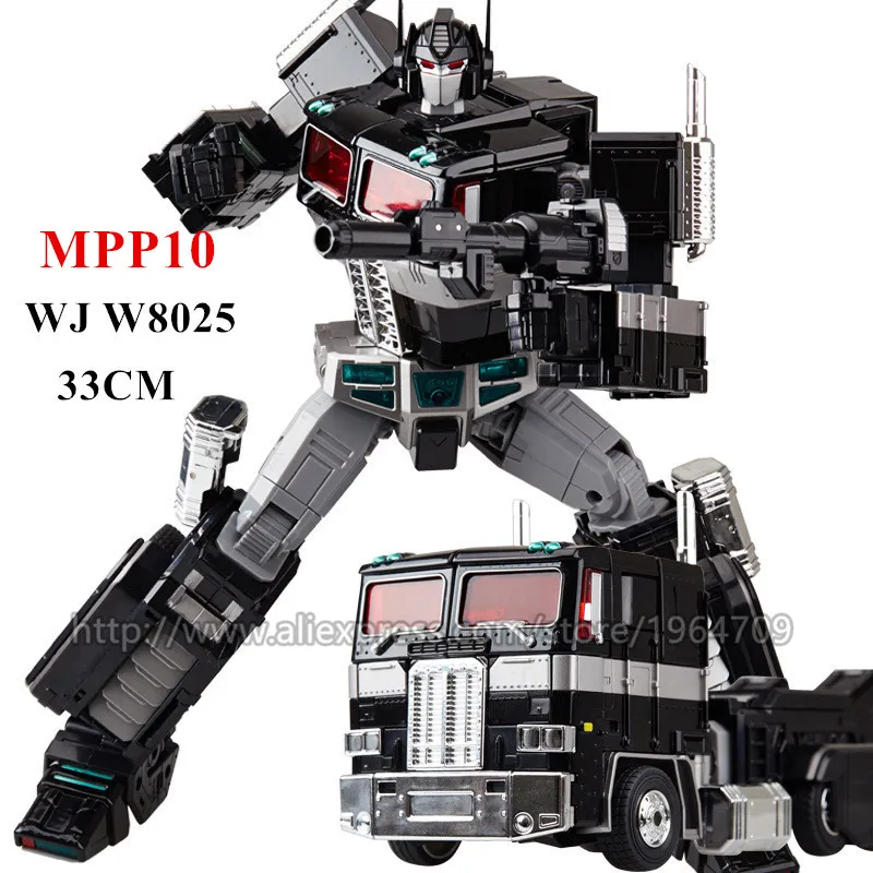 WJ W8025 MPP10 Wei jiang большие 33 см Трансформационные игрушки мальчик MPP10 MMP10 сплав крутой Робот Модель автомобиля G1 Аниме Фигурка старая игрушка для детей и взрослых - Цвет: WJ W8025 MPP10