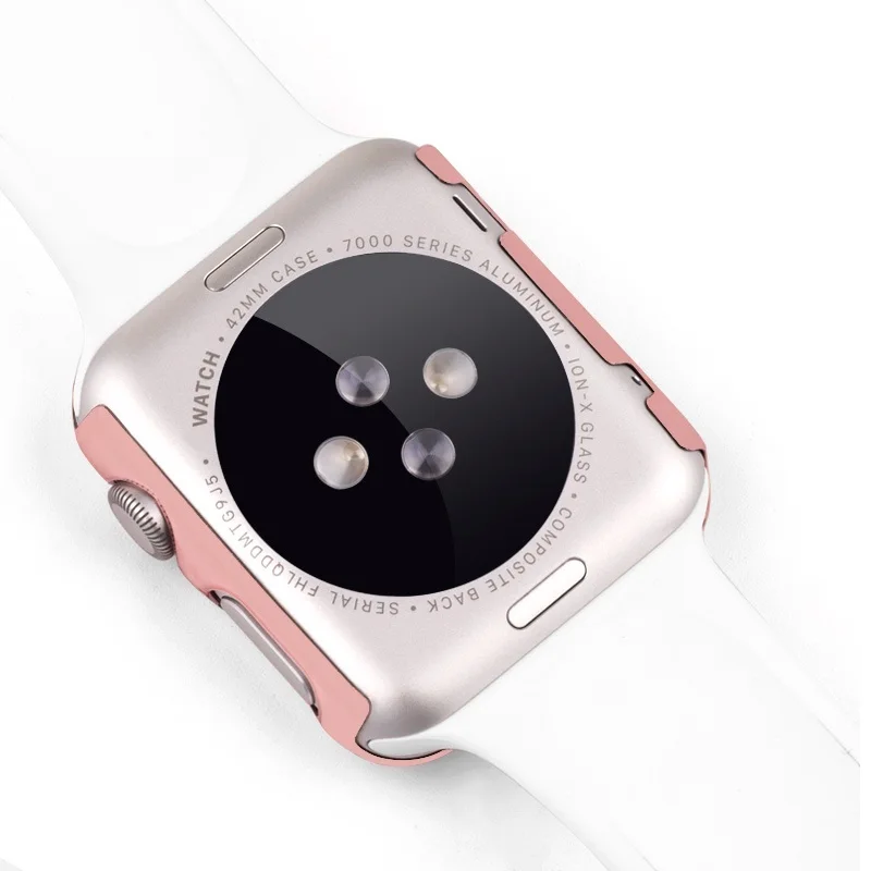 Рамка ПК Защитные чехлы для Apple Watch корпус 42 мм 38 Красочное Покрытие shell Обложка