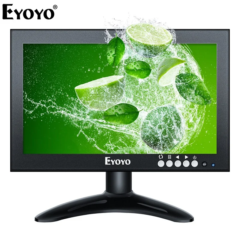 Eyoyo EM08G 8 дюймов небольшой HDMI ЖК монитор портативный 1280x720 16:9 ips металлический