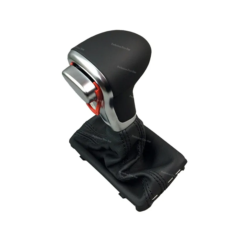 4GD713139 8KD713139 LHD Хромированная ручка переключения передач черная кожаная гетра
