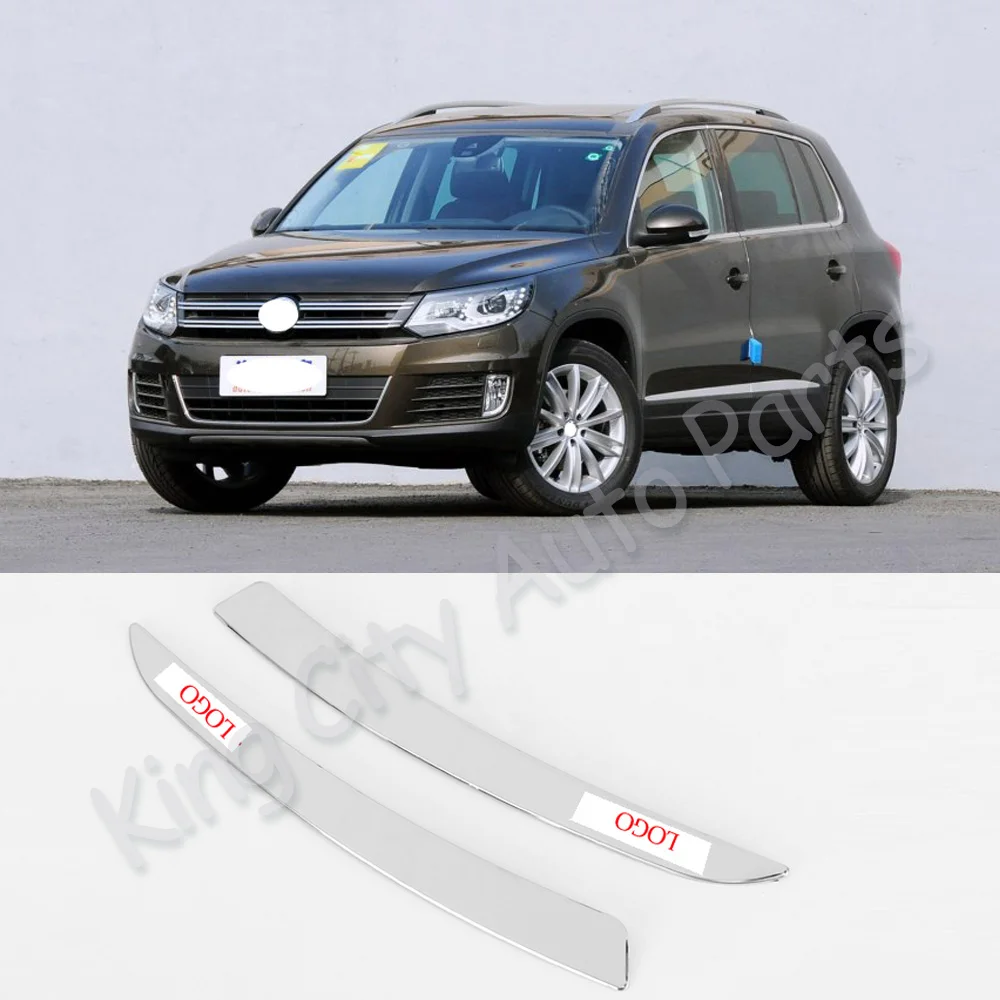 Крышка QX 2 шт. для VW Tiguan 2010- нержавеющая сталь заднего вида зеркало заднего вида накладка крышка оболочка гарнир полоса палка панель
