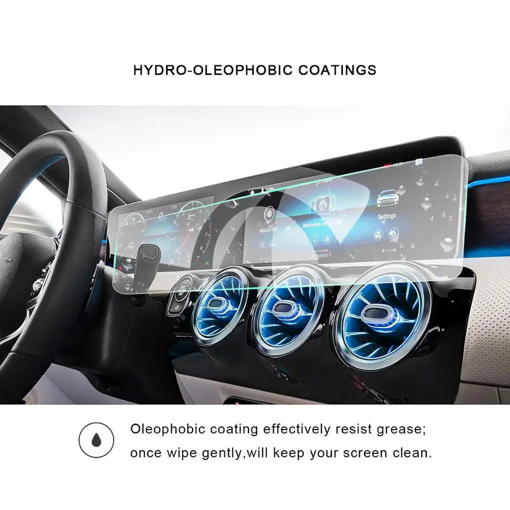 RUIYA полноэкранная Защитная пленка Mercedes Benz A Class W177/V177 10 25 дюймовый навигационный