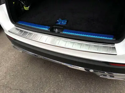 Стальная матовая внешняя защитная накладка на задний бампер для Mercedes Benz GLC 15