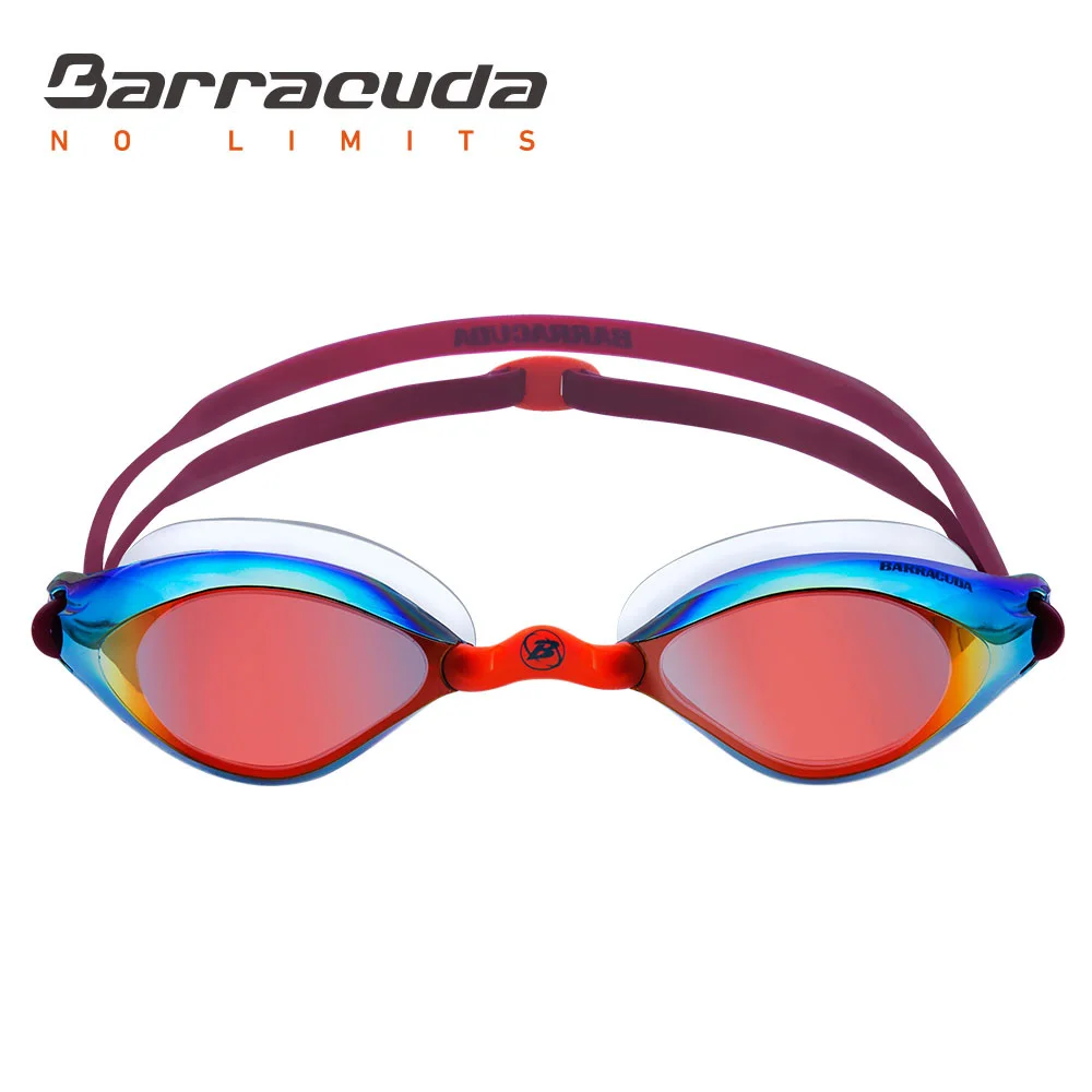 Barracuda плавательные очки Защита от ультрафиолета-блики водонепроницаемые очки для плавания для конкурентоспособного пловца#73010 очки - Цвет: rainbow