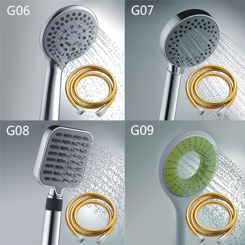 Gappo хромированная насадка для душа G01 + G47 6|shower head|hand shower headshower |