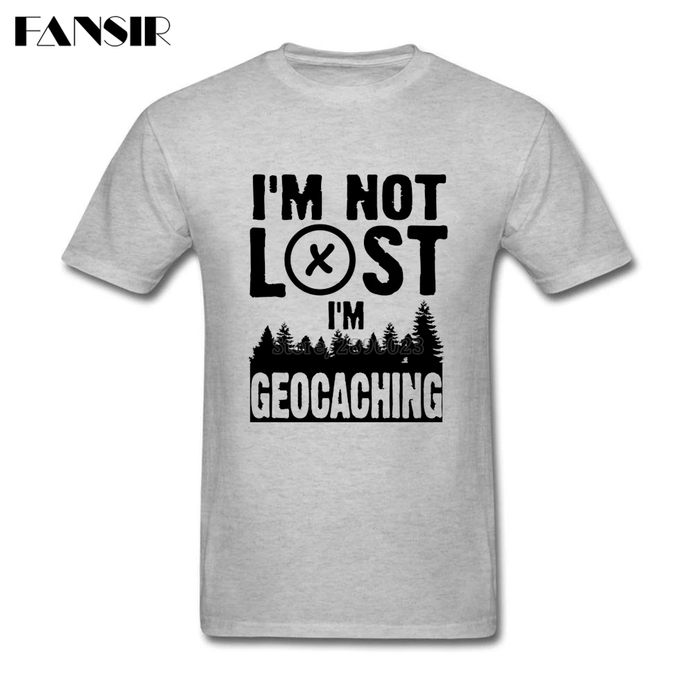 Новинка 2020 летняя мужская футболка для мальчиков I'm Not Lost Geocaching Мужская с