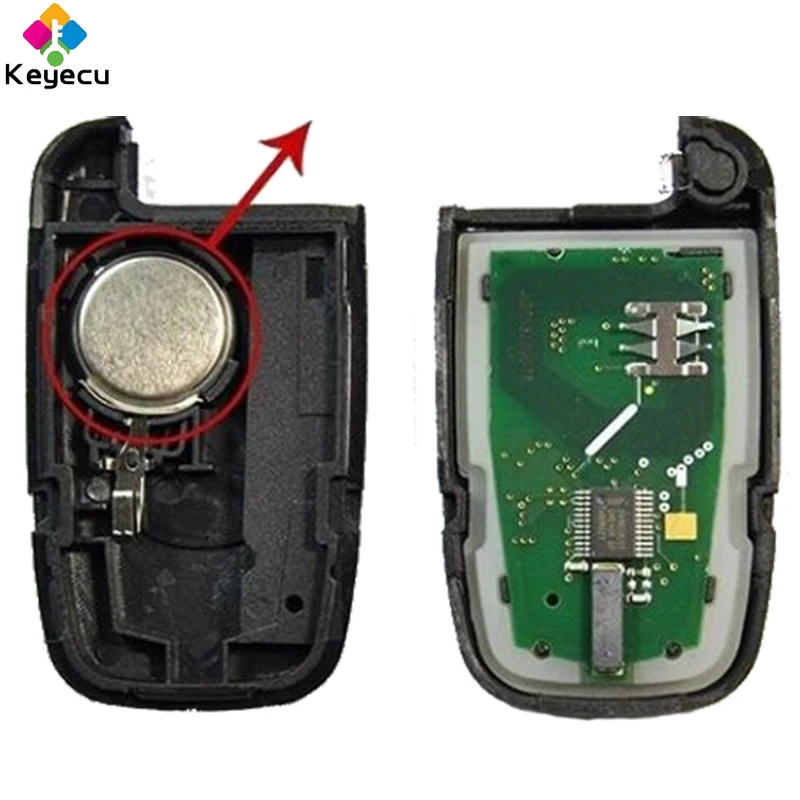 KEYECU Replacement Keyless Entry Remote Car Key - 3 Buttons &amp 433MHz Frequency ID46 Chip FOB for Kia K2 K5 New Sportage | Автомобили и