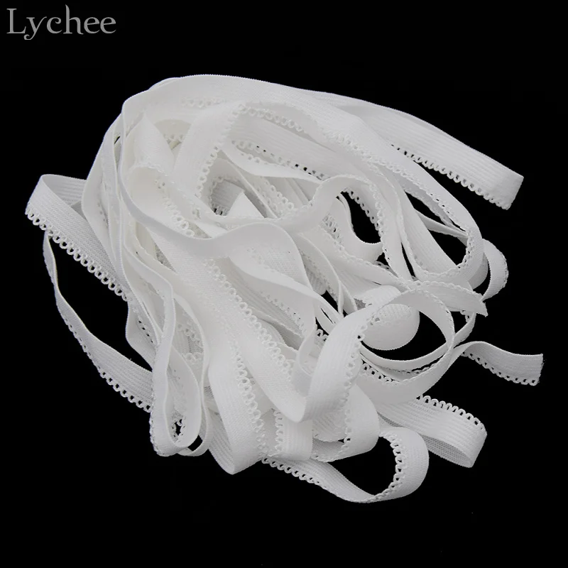 5 метров белая кружевная эластичная лента для рукоделия принадлежности швейные
