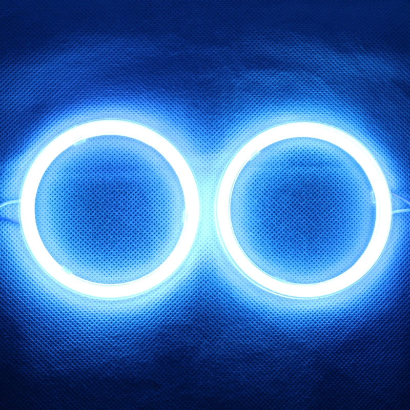 Angel Eyes COB светильник светодиодный DRL с крышкой для автомобиля головной s