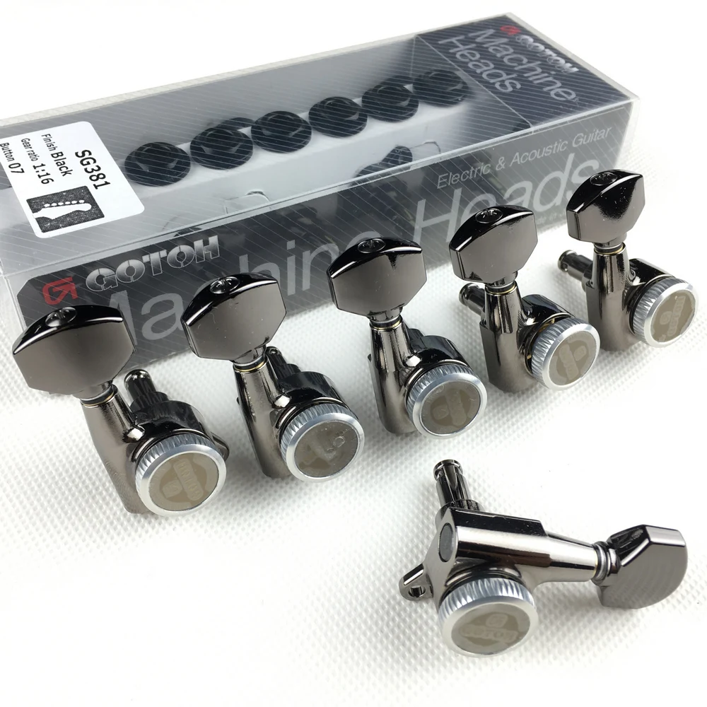 GOTOH SG381-07-MGT электрогитары блокировка машины головки тюнеры(хром черный золото серебро) колышек