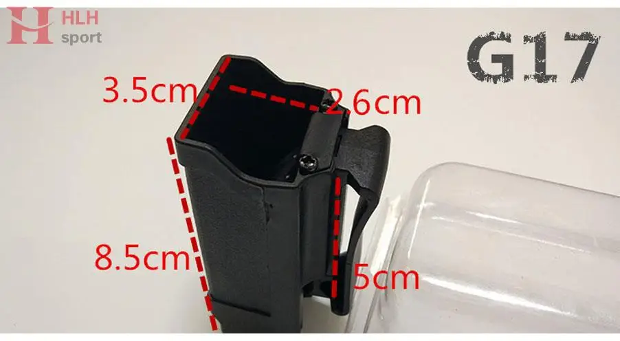 Тактический Glock 17 19 кобура для пистолета с ремнем Molle и поясной сумкой журнала