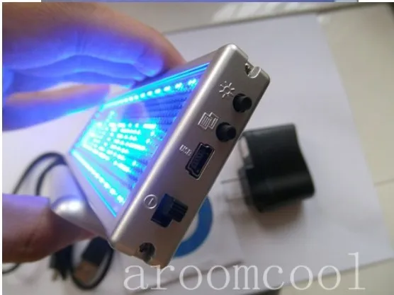 Программируемый светодиодный значок с прокручиванием сообщений 16x64 дюймов|tag