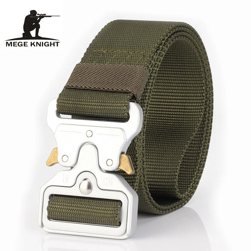 MEGE сверхпрочный Охотничий Тактический поясной ремень регулируемый нейлоновый