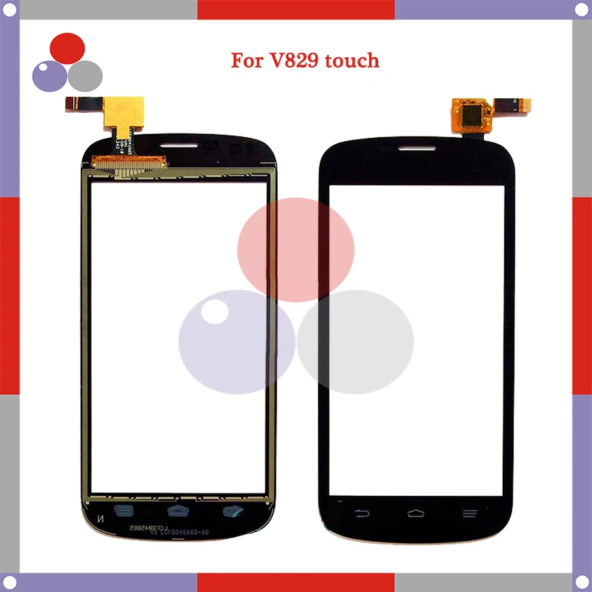 Сенсорная панель для ZTE V829 сенсорный экран дигитайзер Внешний стеклянный