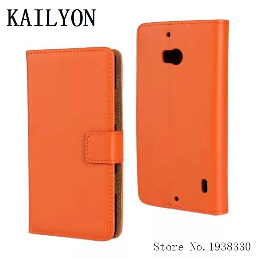 Kailyon Роскошный чехол бумажник из натуральной кожи для Nokia Lumia 930 Стильный книжка с