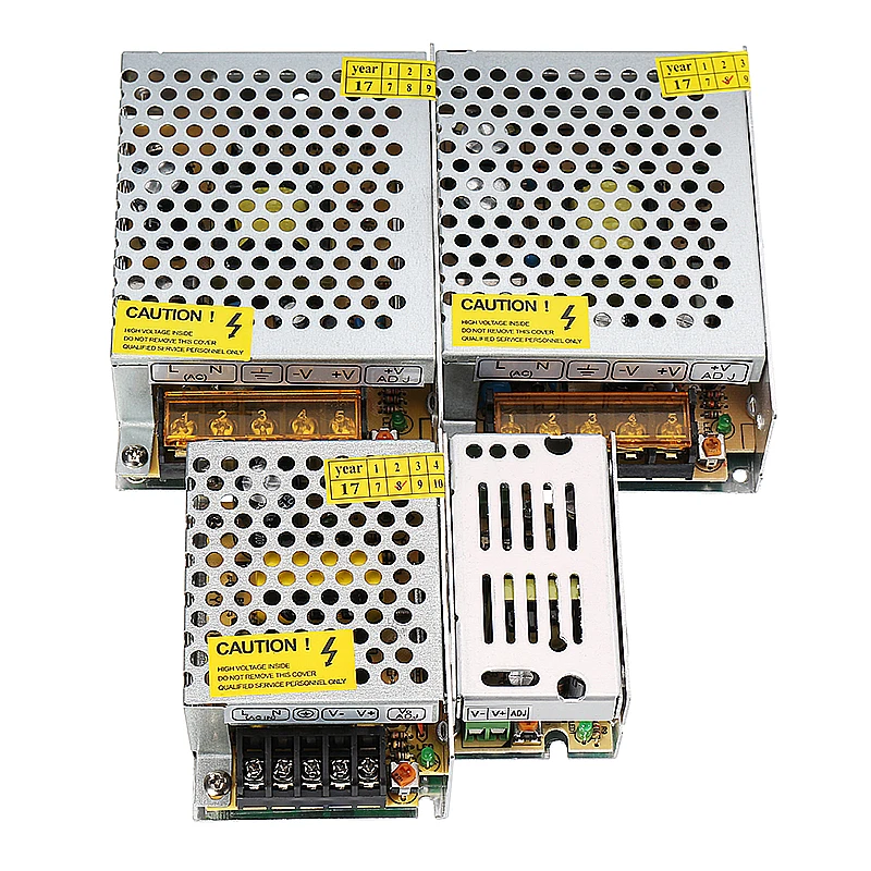 AC 110V-220V к DC 12V 1A 2A 3.2A 5A переключатель питания Драйвер для светодиодных лент