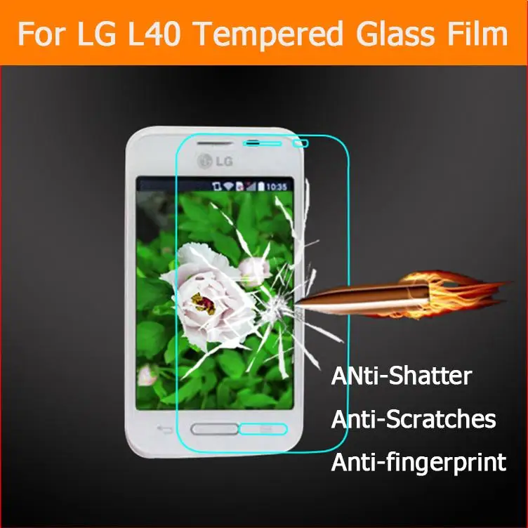 Пленка из закаленного стекла для LG L22 L40 L60 L65 L70 L80 L90 стеклянная пленка Optimus fuel L34C D160
