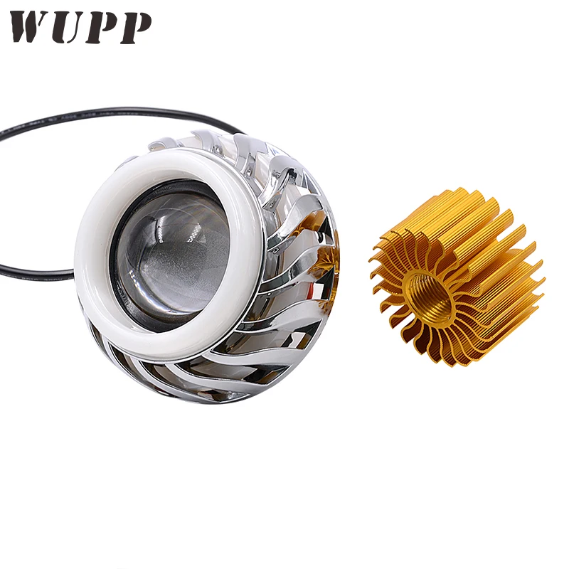 WUPP 12 V фара для мотоцикла свет объектива проектора со светодиодной подсветкой