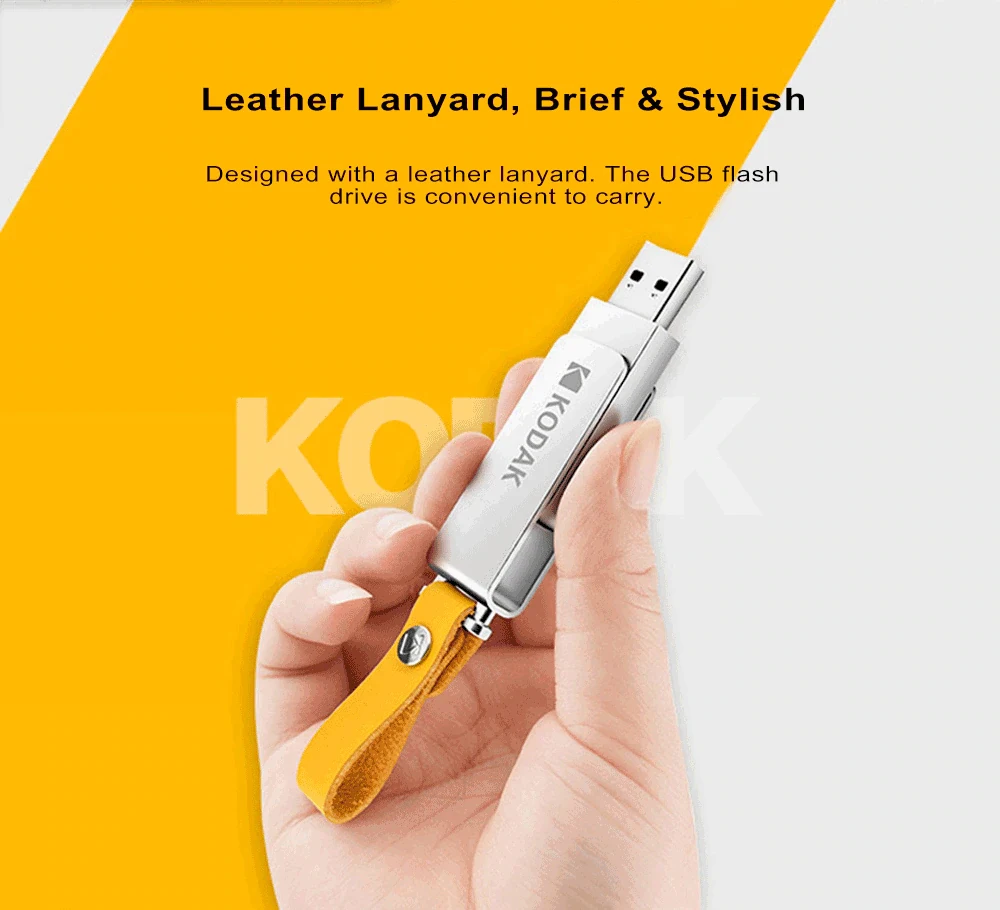 Kodak K133 флеш-накопитель USB 3,0 металлический USB флеш-накопитель 16 ГБ 32 ГБ 64 Гб карта памяти USB 3,1 128 ГБ U диск 256 ГБ Флешка USB флешка