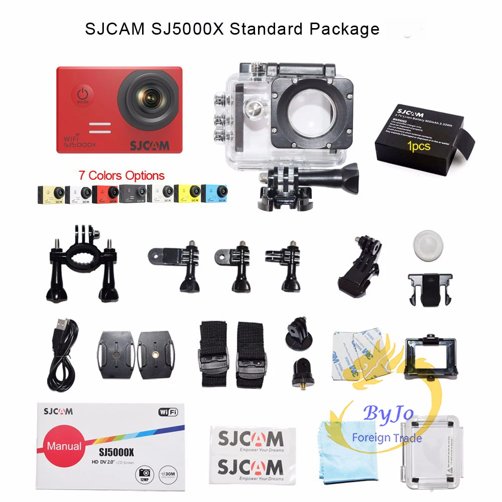 Спортивная Экшн камера SJCAM SJ5000 серии 4K DV HD 2 0 &quot WIFI SJ5000X Elite водонепроницаемая SJ