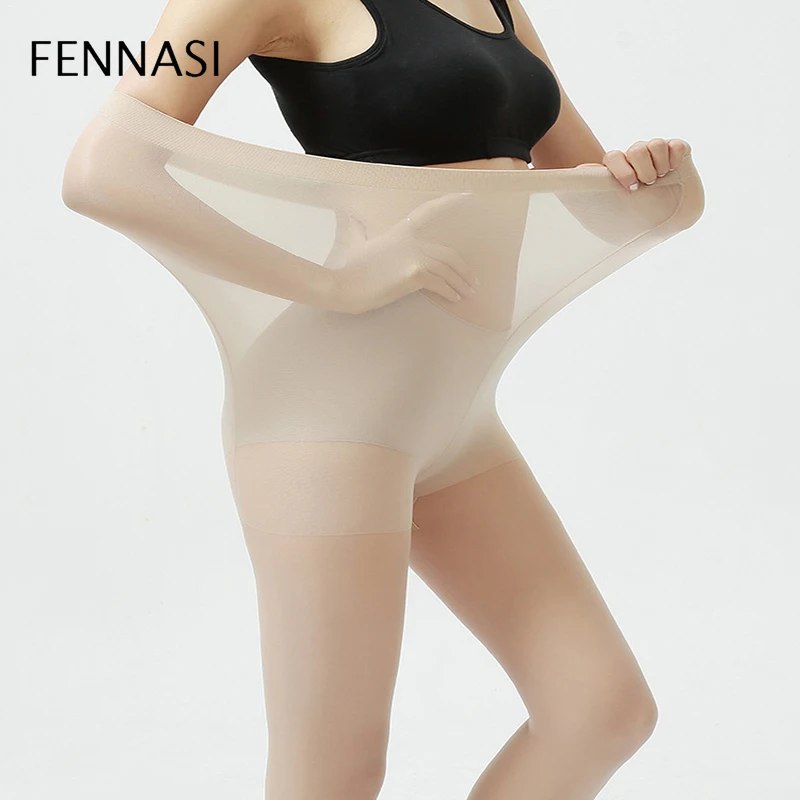 FENNASI 3 пары блестящие колготки Нейлоновые женские сексуальные однотонные Мягкие