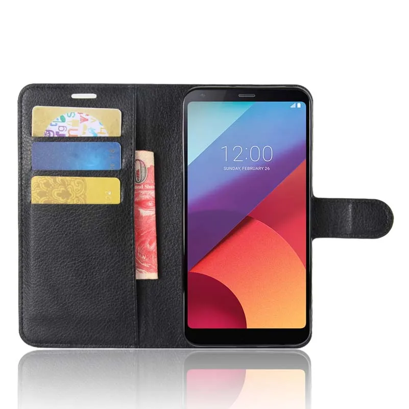 Yinghui личи кожи ультра тонкий свет Вес кожаный чехол для телефона LG V30 Магнитная
