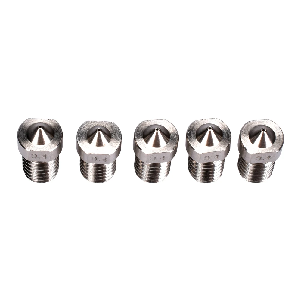 3D TC4 Титан сплав насадка V5 V6 насадка 3D-принтеры Запчасти J-head Hotend экструдер RepRap 1,75 мм нити 0,3/0,4/0,6/08/1,0 мм