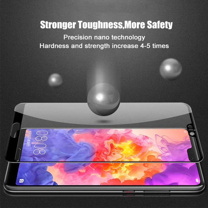 Закаленное стекло для huawei P20 Lite P30 mate 20 P Smart 2019 Honor 8X10 изогнутая кромка крышка