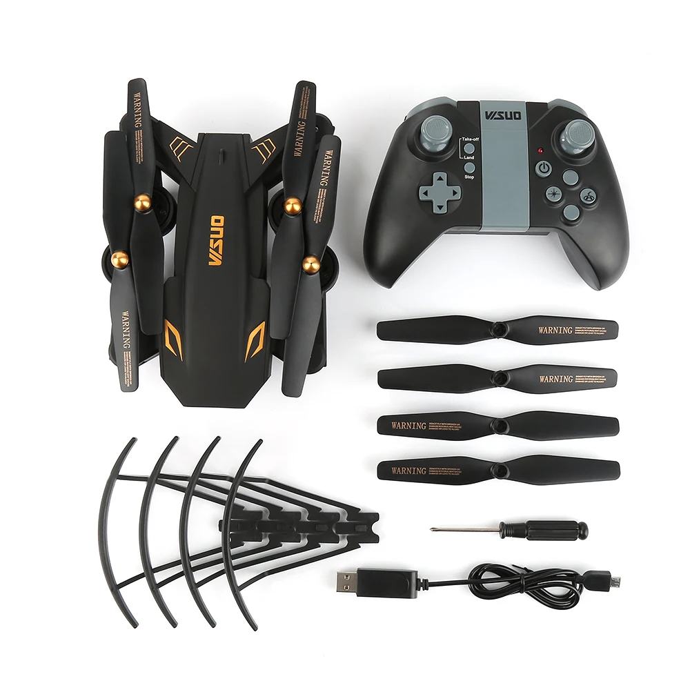 VISUO XS809S 2.0MP широкоугольный Квадрокоптер с камерой Wifi FPV складной Квадрокоптер Дрон долгое время полета
