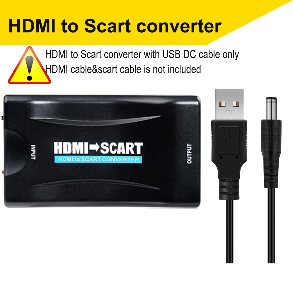 HDMI к Scart AV конвертер HDMI Scart кабель для DVD STB Scart tv для HDMI Scart устройств