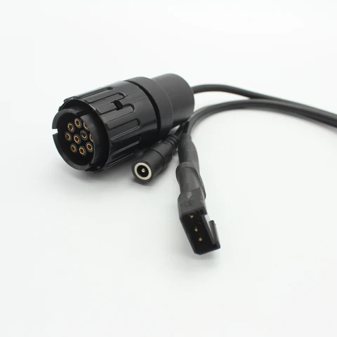 Для BMW ICOM D кабель ICOM-D мотоциклы диагностический кабель для BMW 10-контактный адаптер к OBD2 16-контактный соединительный кабель