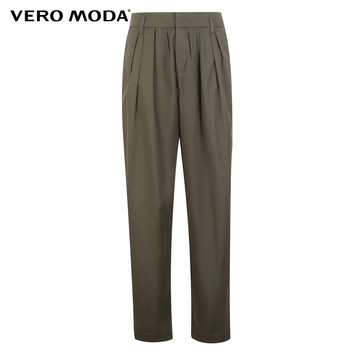 Vero Moda 2019 весна лето новые хлопковые повседневные укороченные брюки | 318250520