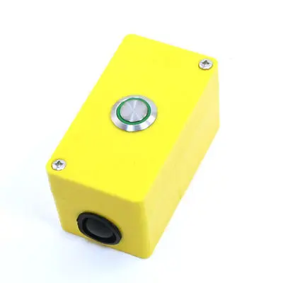 

Green Pilot Light Momentary Metal Button Station SPDT NO+NC 5A 250VAC