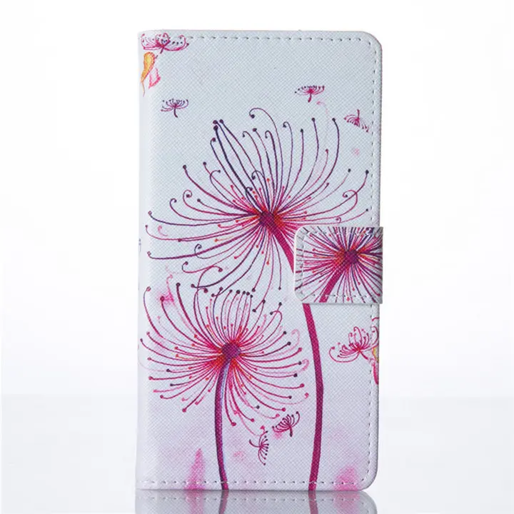 Dandelion Милый чехол-книжка для телефона huawei Enjoy 7s P30 P20 P10 P9 Lite Mini Y5 II Y6 Y7 Y9 Ретро Capa кожаный чехол-кошелек D07Z - Цвет: Dandelion