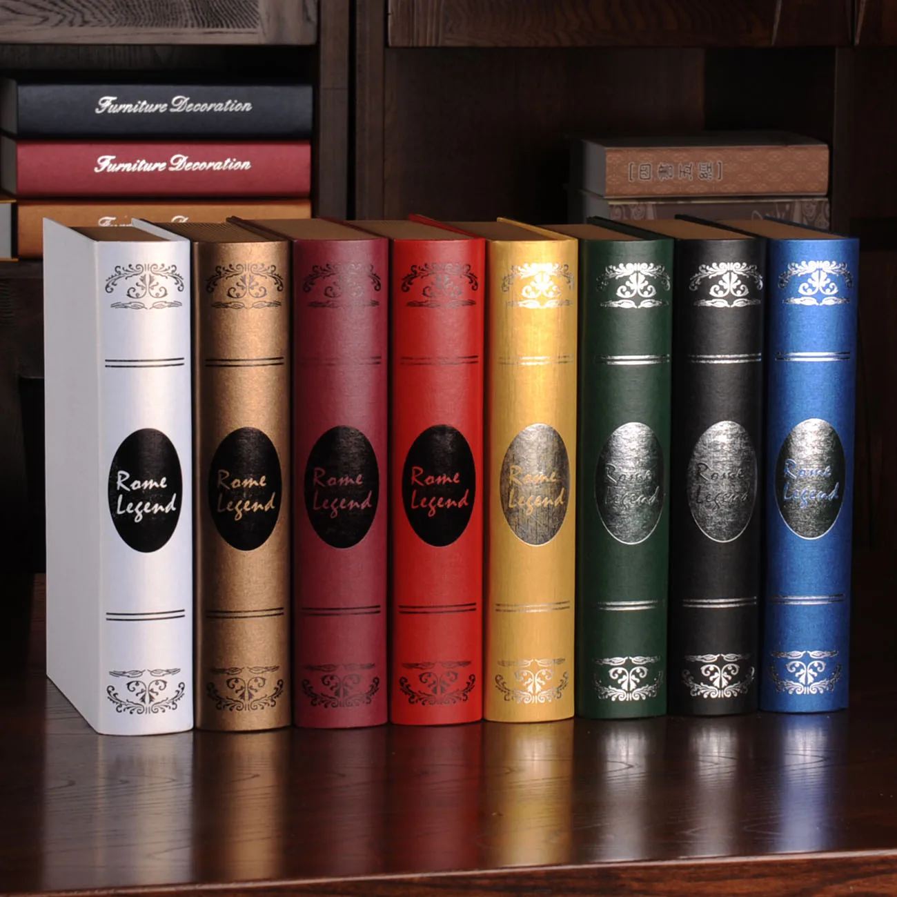 10 шт. Книга Европейский Рим моделирования книги реквизит фотографии Поддельные