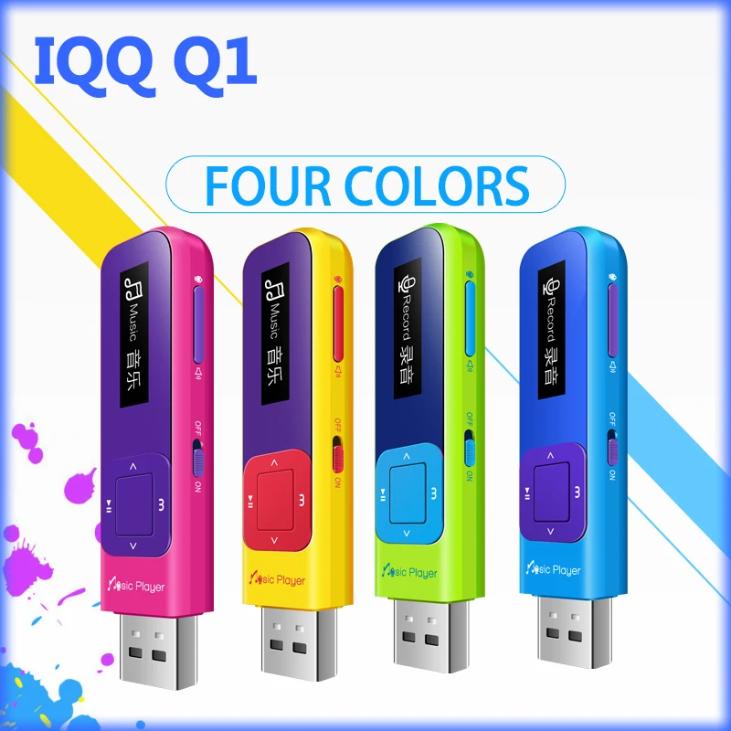 Мини USB fm радио MP3 плеер 8 ГБ с Reproductor MP 3 Playe без потерь hifi iqq q1 Плеер Flash TF FM|usb mp3 player