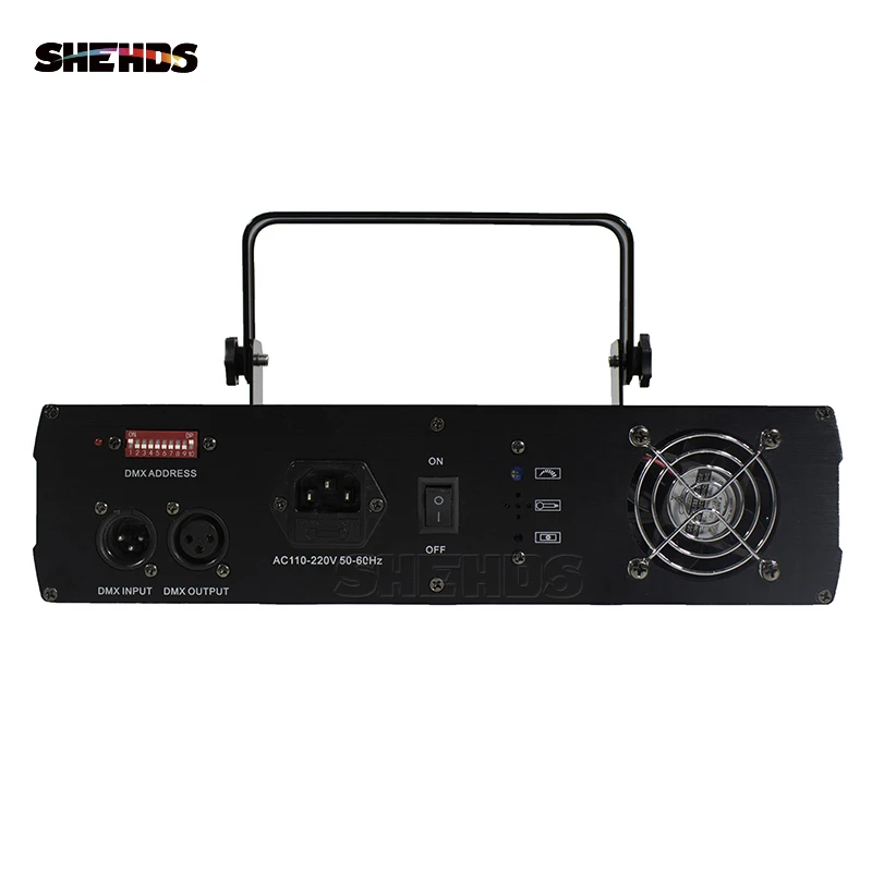 Цена Лазерная лампа с двумя головками, сценический эффект с двойным отверстием DMX512, освещение для танцпола и диджея, дискотеки, вечеринки, KTV, ноч...