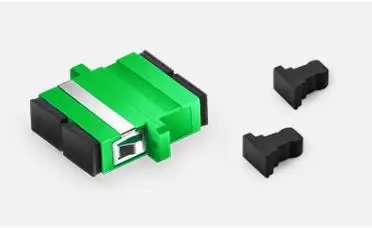 Одномодовый дуплексный пластиковый оптоволоконный адаптер FirstFiber SC/APC К