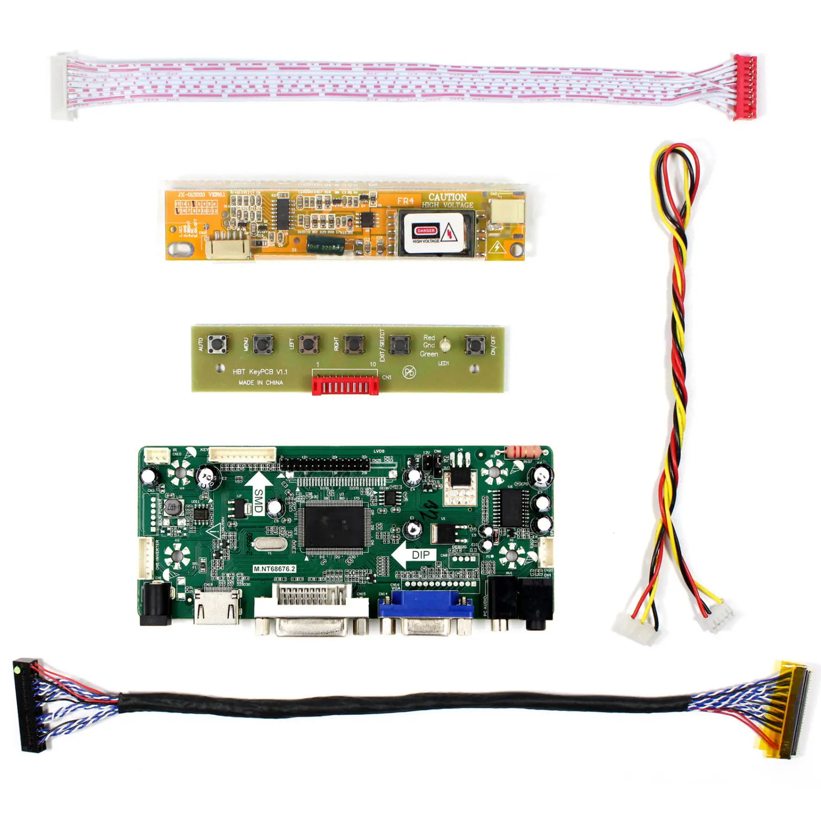 Latumab HDMI VGA DVI Audio LCD Driver Board For 15&quot B150XG02 1024x768 Free shipping | Компьютеры и офис