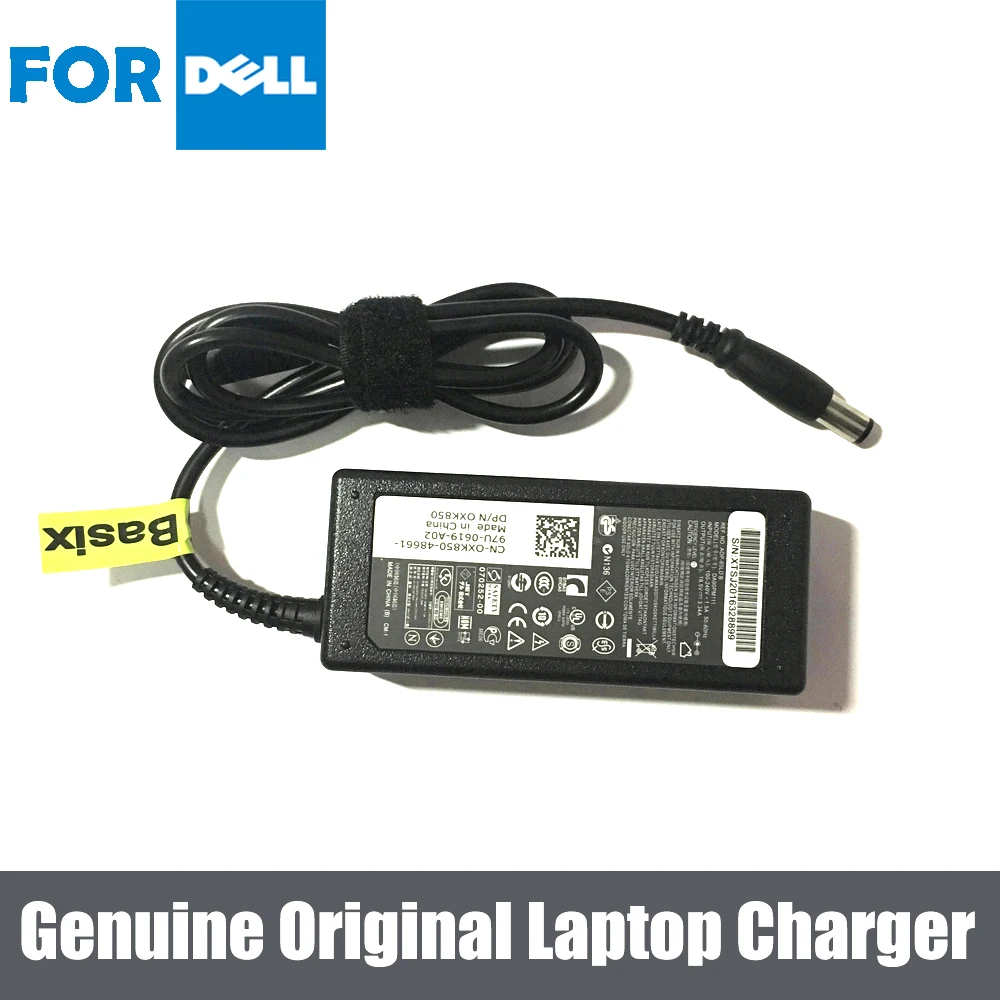 65W 19,5 V 3.34A адаптера переменного тока Зарядное устройство для Dell HA65NS5-00 09RN2C DA65NM111-00 LA65NS2-01 PA-12 Inspiron 17 1750 1764 1720