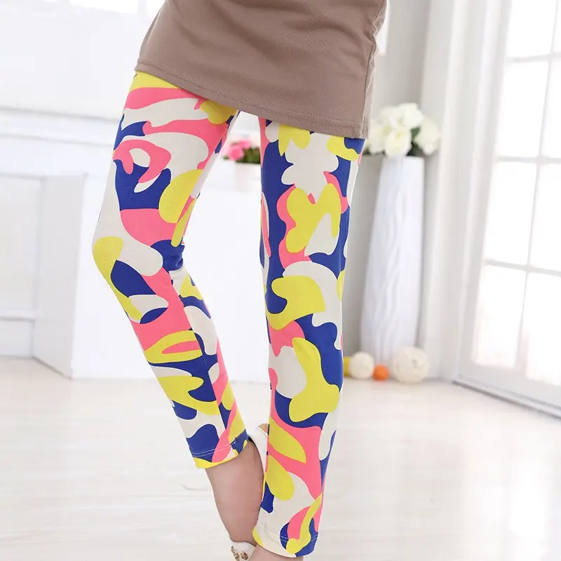 Детские Классические леггинсы с цветочным принтом для девочек|girls leggings|leggings