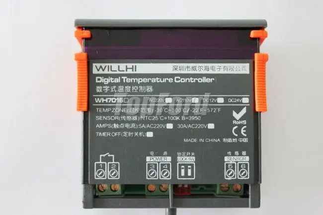 Ac 220 В 0 ~ 300 градусов Willhi WH7016D цифровой регулятор температуры Термостат