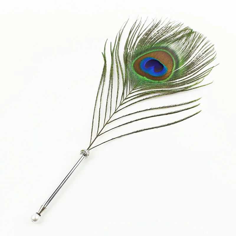 Креативное ремесло Винтаж шариковая ручка с пером Резные нержавеющая сталь