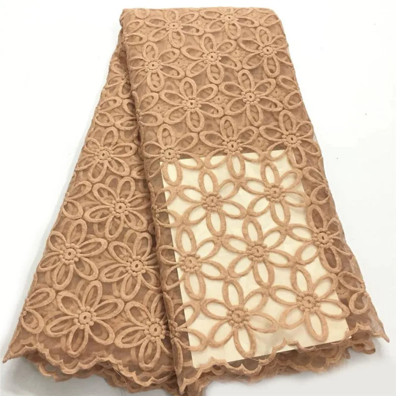 

High Quality African mesh Lace Fabrics Hot Sale Nigerian Laces Fabric For Women Newest Style French Tulle Lace FabricHX1599-1