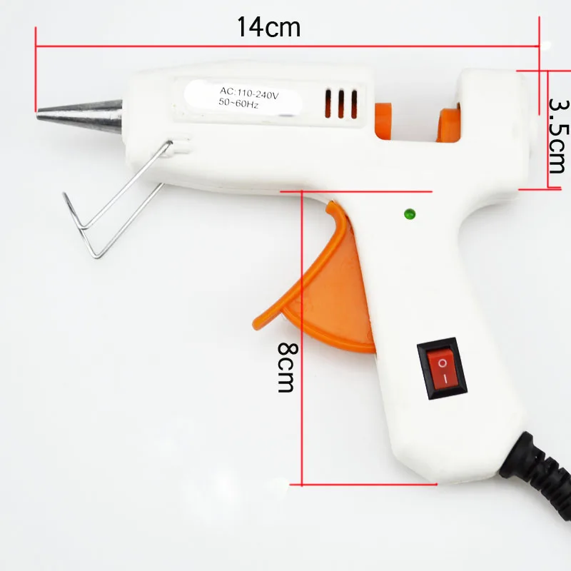 Профессиональный высокотемпературный нагреватель 20 Вт Электрический клеевой
