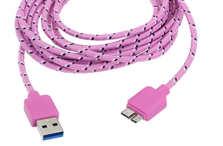10 FT For 3M Braided Micro USB 3.0 Data Sync Charger Cable SAMSUNG GALAXY S5 NOTE 3 2 N9000 n7100 |